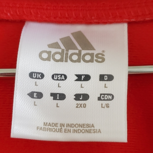 Adidas Red track Jacket - Picture 3 of 5
